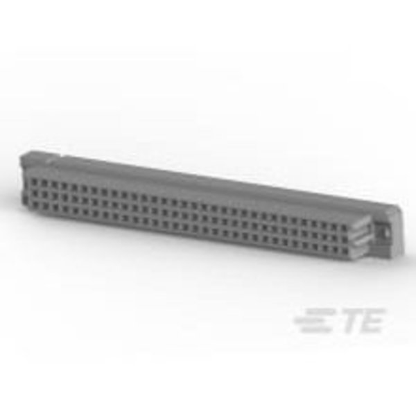 Te Connectivity Board Euro Connector, 96 Contact(S), 3 Row(S), Female, Straight, Solder Terminal, Gray Insulator,  5650963-5